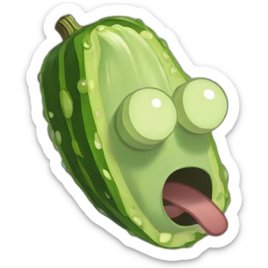 pickle rick and morty sticker