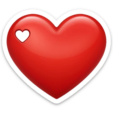 I love you in a heart  sticker