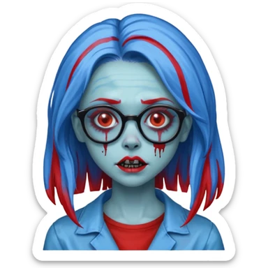 Ghoulia the monster high doll sticker