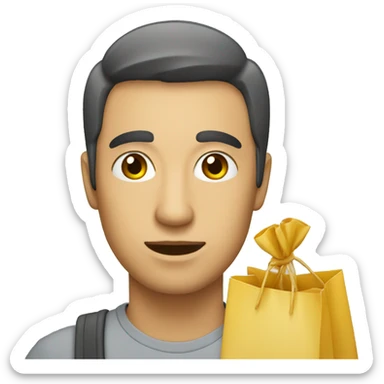 Sacola de compras sticker