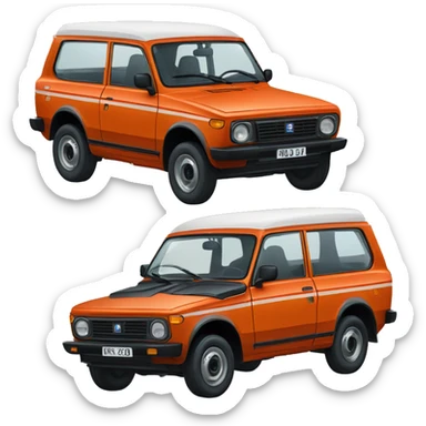 Lada niva sticker