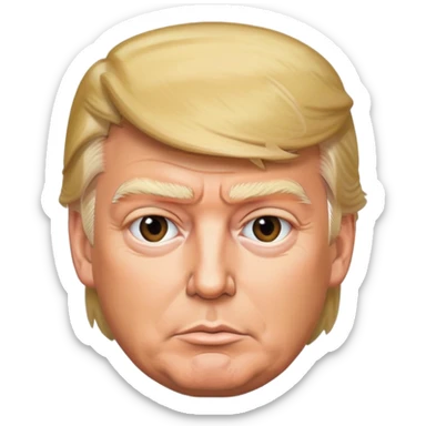 Can you make an emoji of president Trump sticker