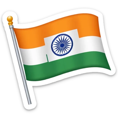 India  flag sticker