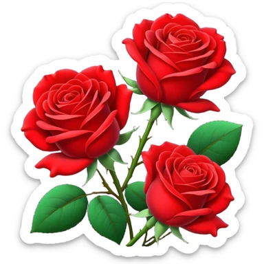 rosas sticker