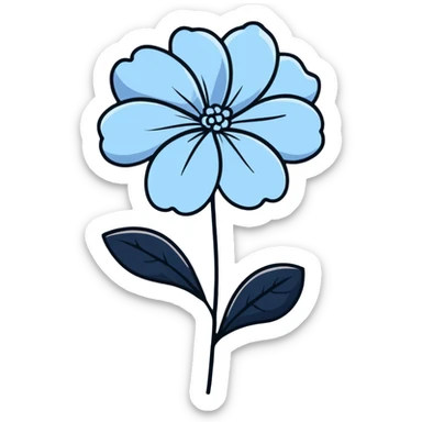 Artistic Japanese hydrangea (ajisai) flower in zen-inspired minimalist style, soft color palette, calligraphic brush-like strokes, with seasonal raindrop elements sticker