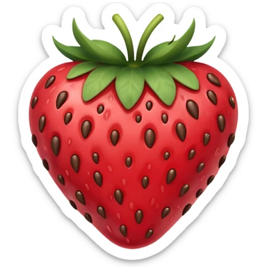 Chocolate covered strawberry  sticker