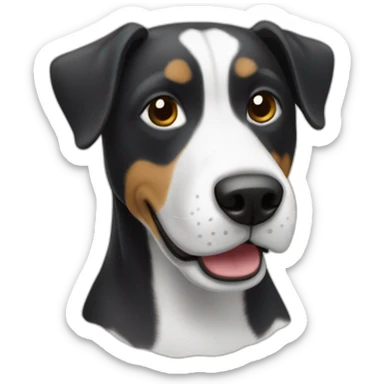 Chien Épagneul breton amusant sticker