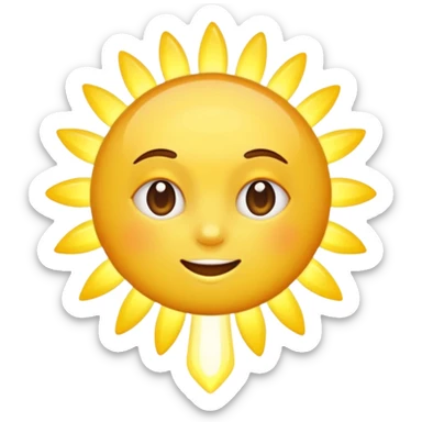 Sunlight light just light not sun sticker