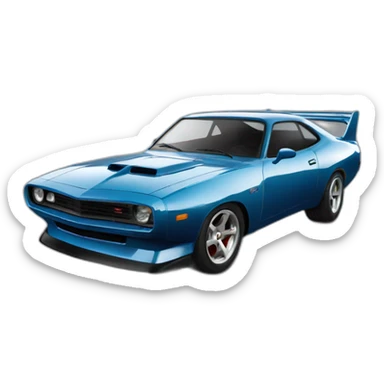 voiture fast and furious paul walker Vin Diesel sticker