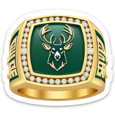 Milwaukee bucks championship ring sticker