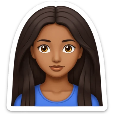 Morena parda sticker