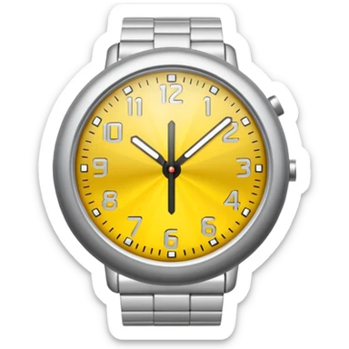 un reloj de luz sticker