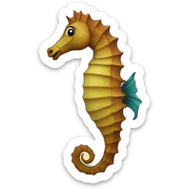 sea-horse sticker