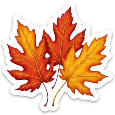 the fall season, sticker