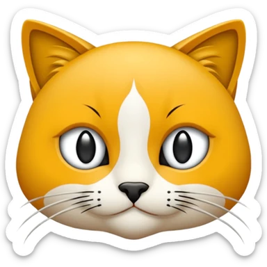 Elinde bicak olan caliko cinsi bir kedi tasma vs hiç bir sey olmasın üstünde bıçağı elinde tutsun gözleride bal rengi sticker