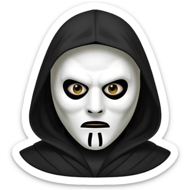 Ghostface from the Scream movie sticker