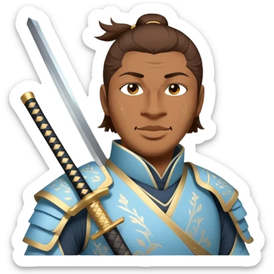 Elegant Samurai sticker