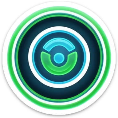 Teletech logo rave  sticker