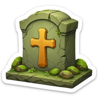 a grave sticker