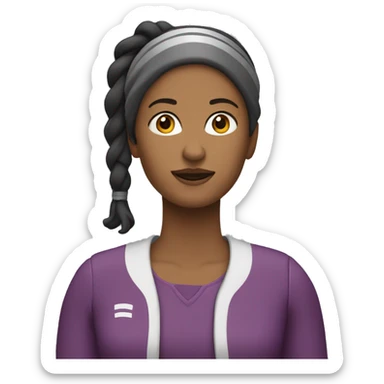 Tenista mujer sticker