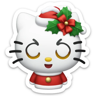 Hello kitty Christmas ￼ sticker