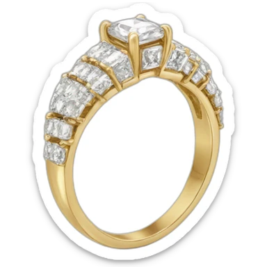 Bague de mariage sticker