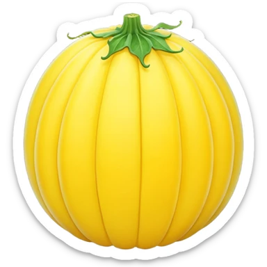 canary melon whole sticker