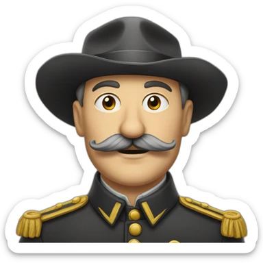 chancelier allemand en 1939 avec une moustache sticker