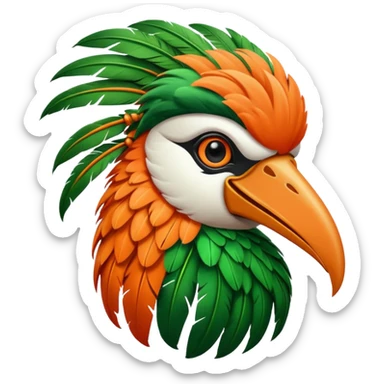 university of miami ibis sticker