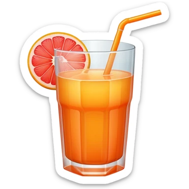 grape fruit juice sticker