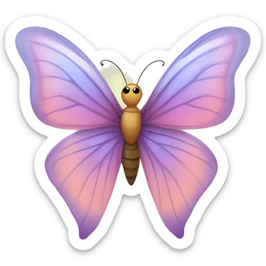 Fairy butterfly sticker