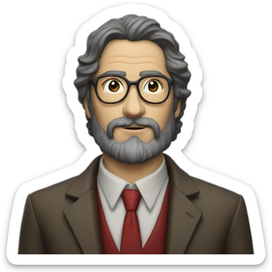profesor casa de papel sticker
