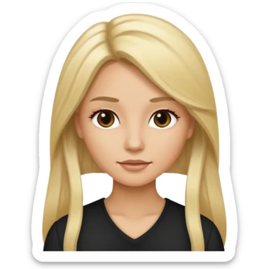 Tipos de rubio en mujer  con californianas cabello en de negro a rubio sticker