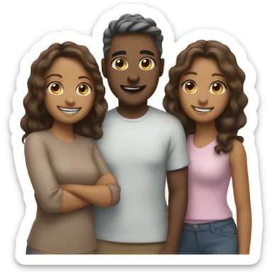 three best friends  sticker