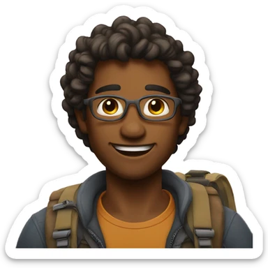 Loving, Glowing,Rugged, Adventurous sticker