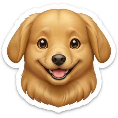 Dog+smile sticker