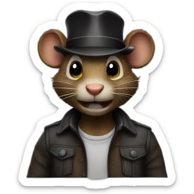 Freddy gaz rat sticker