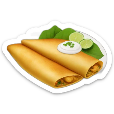 dosa south indian dish sticker