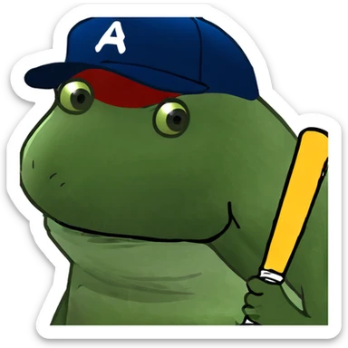 Basebal bat  sticker