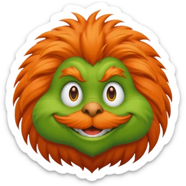 A baddie lorax sticker