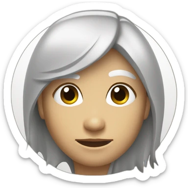 Une cible avec une flèche au centre sticker