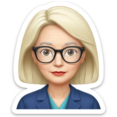 Catherine, 53 ans Profession : Professeure de littérature sticker