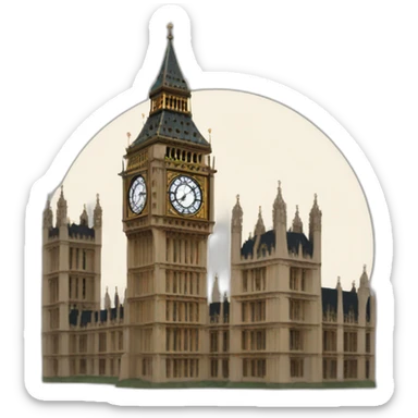 Big ben sticker