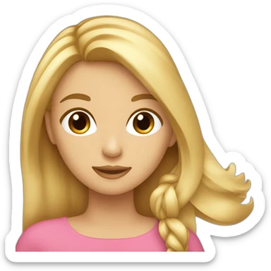 Une fille chatain et une blonde sticker