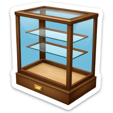 jewelry display case at Walmart sticker
