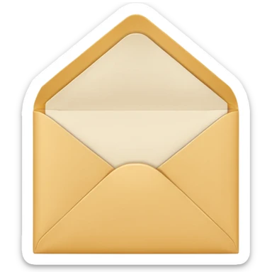 an envelope with asterisks in the upper right corner sticker