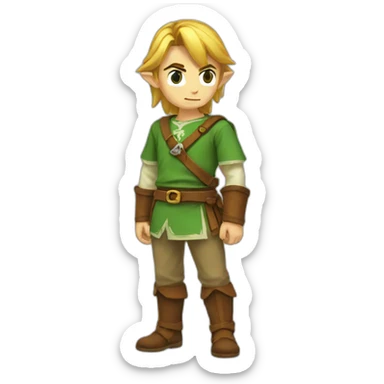 Link tears of the kingdom sticker