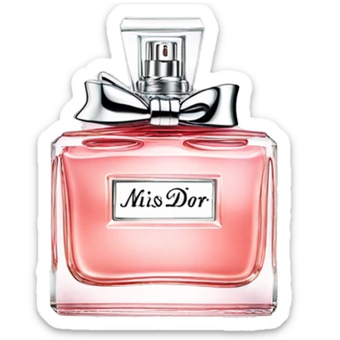 Miss dior perfume sticker