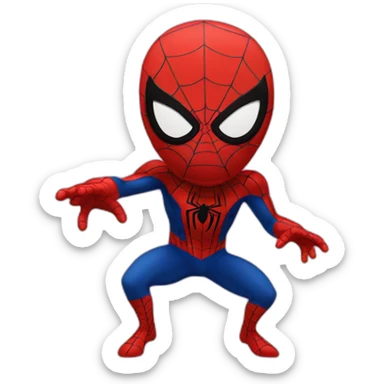 spiuderman sticker