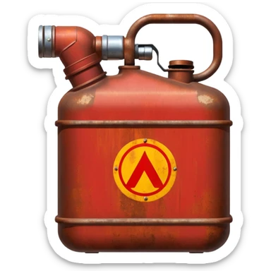 petrol canister sticker